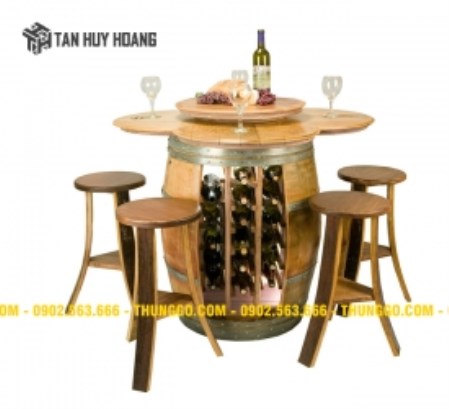 Bàn thùng rượu vang - Công Ty Cổ Phần Quốc Tế Tân Huy Hoàng
